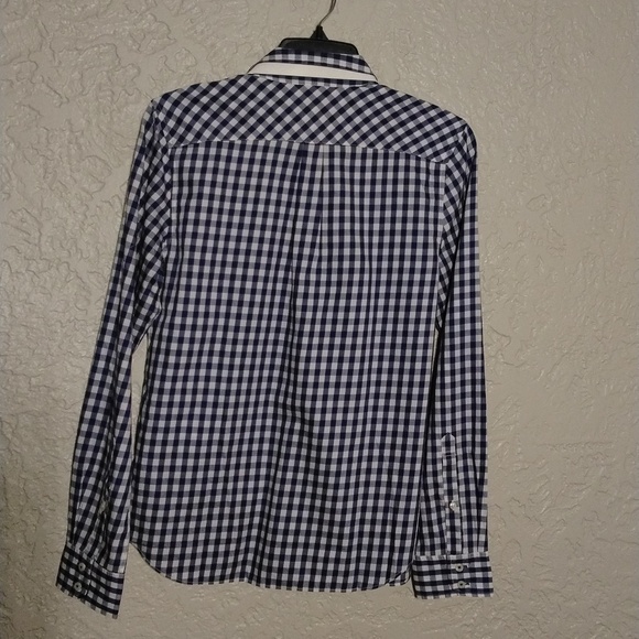 Untuckit bottom dawn shirt long sleeve blue and white size available 4 and 6 - Picture 4 of 7